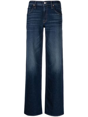 MOTHER The Down Low Spinner Heel straight-leg jeans - Blue