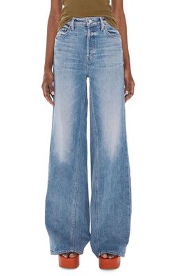 MOTHER The Enchanter Heel Wide Leg Jeans in Free And Wild