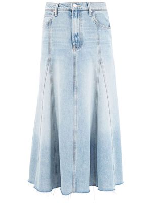 MOTHER The Full Swing Fray denim skirt - Blue