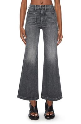 MOTHER The Hustler Roller Ankle Flare Leg Jeans in Save Your Soul