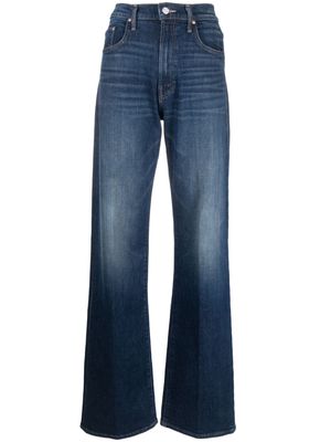 MOTHER The Lasso Heel high-rise wide-leg jeans - Blue