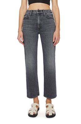 MOTHER The Rambler Flood High Waist Relaxed Straight Leg Jeans in Outta Sight