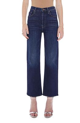 MOTHER The Rambler High Waist Ankle Straight Leg Jeans in Off Limits