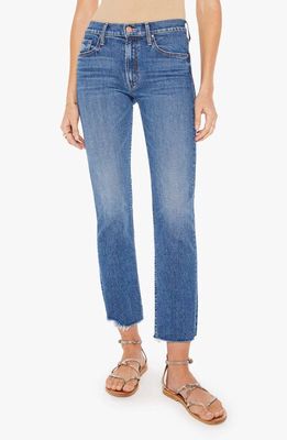 MOTHER The Rider Mid Rise Ankle Jeans in Local Charm