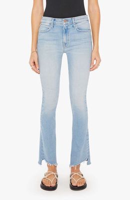 MOTHER The Runaway Frayed Step Hem Bootcut Jeans in California Cruiser