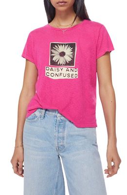MOTHER The Sinful Supérieur Tee in Daisy And Confused