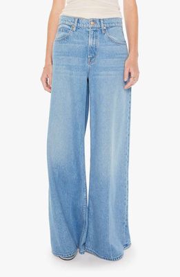 MOTHER The Slung Sugar Cone Sneak Wide Leg Jeans in All You Can Eat