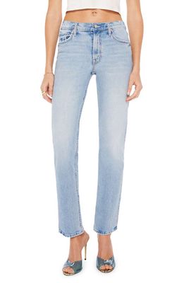 MOTHER The Smarty Pants Skimp High Waist Straight Leg Jeans in Dont Be A Square