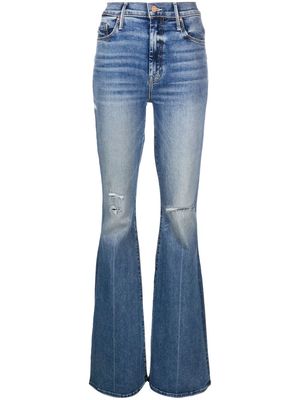 Mother - The Super Cruiser High-rise Flared Jeans - Blue