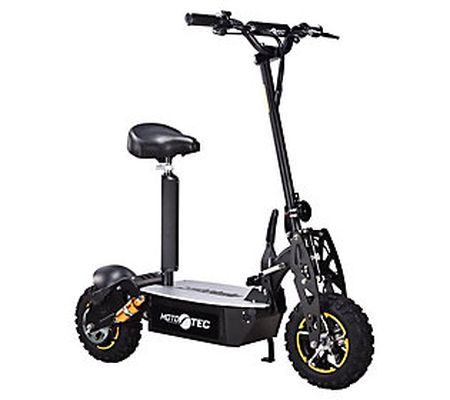 MotoTec 2000w 48v Electric Scooter Black