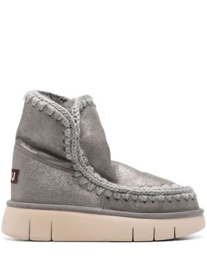 Mou Eskimo 18 sheepskin ankle boots - Grey