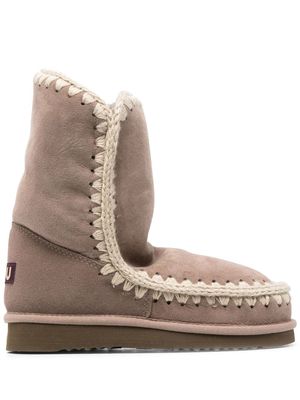 Mou Eskimo 24 shearling-lined ankle boots - Grey