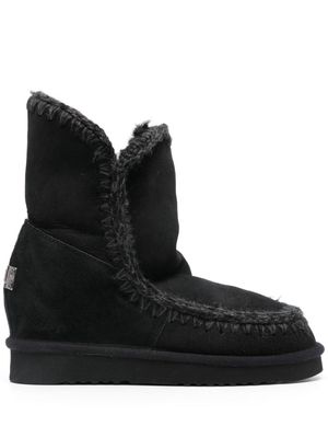 Mou Eskimo 35mm wedge boots - Black