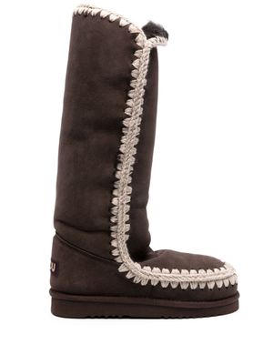 Mou Eskimo 40 leather boots - Brown