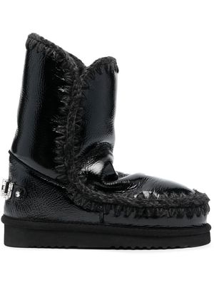 Mou Eskimo leather boots - Black