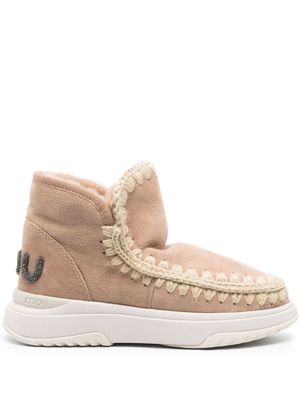 Mou Eskimo shearling-lined boots - Neutrals