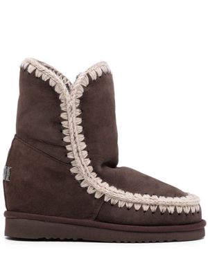 Mou Eskimo shearling-lined suede boots - Brown