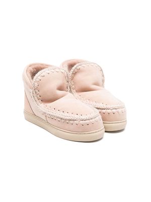 Mou Kids Eskimo leather ankle boots - Pink
