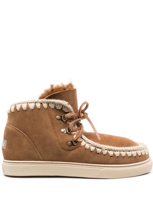 Mou sheepskin ankle boots - Brown