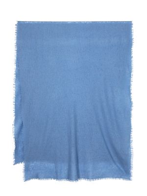 MOULETA fine-knit cashmere scarf - Blue