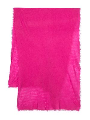 MOULETA fine-knit cashmere scarf - Pink