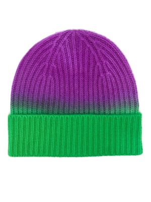 MOULETA gradient-effect cashmere beanie - Purple