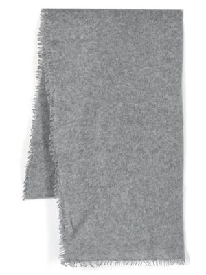 MOULETA knitted cashmere scarf - Grey