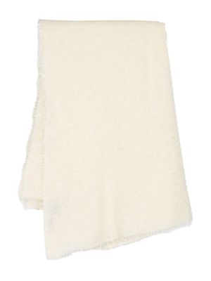 MOULETA knitted cashmere scarf - Neutrals