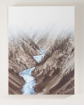 "Mountain River" Photography Print on Maple Box Art