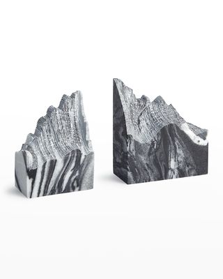 Mountain Summit Bookends, Set of 2