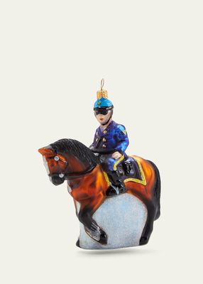Mounted Police NYPD Christmas Ornament