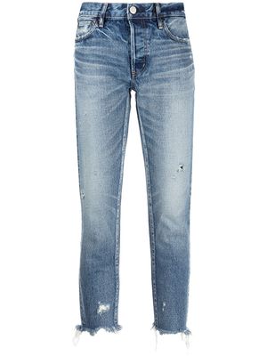 Moussy Vintage Merry tapered-leg ankle jeans - Blue