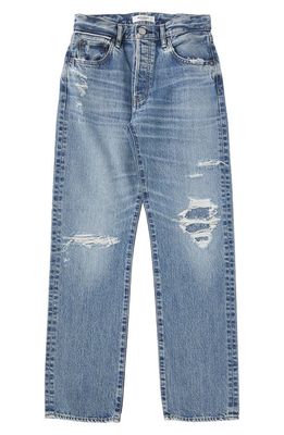 MOUSSY VINTAGE Pymouth Straight Leg Jeans in Blue