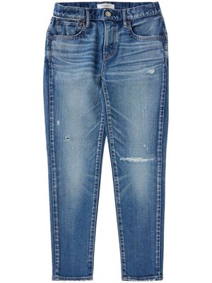 Moussy Vintage Quailtrail low-rise skinny jeans - Blue