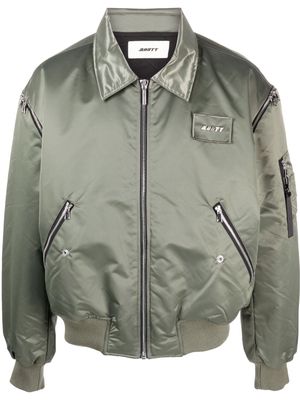 MOUTY detachable-sleeves bomber jacket - Green