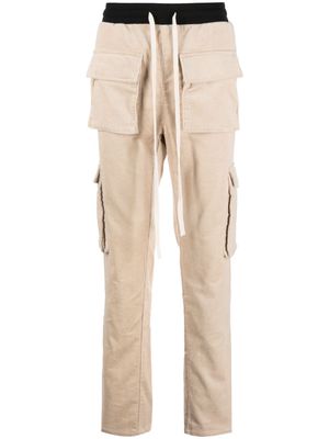 MOUTY drawstring corduroy cargo trousers - Neutrals