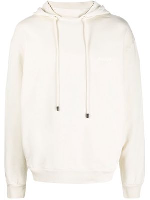 MOUTY drawstring-fastening detail hoodie - Neutrals