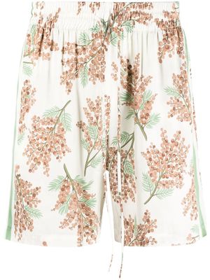 MOUTY floral-print track shorts - Neutrals