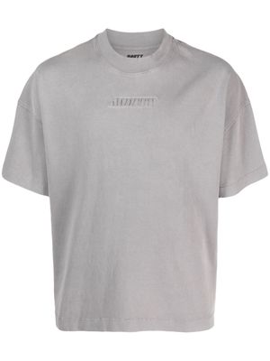 MOUTY logo-embossed cotton T-shirt - Grey