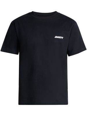MOUTY logo-print cotton T-shirt - Black