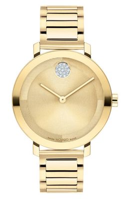 Movado Bold Evolution 2.0 Bracelet Watch, 34mm in Gold 