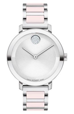 Movado Bold Evolution 2.0 Bracelet Watch, 34mm in Silver 