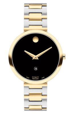 Movado Museum Classic Bracelet Watch, 32mm in Gold/Silver 