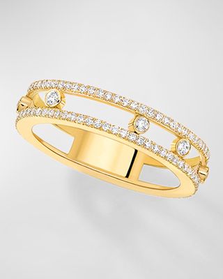 Move Romane 18K Yellow Gold Diamond Eternity Ring, EU 53 / US 6.25