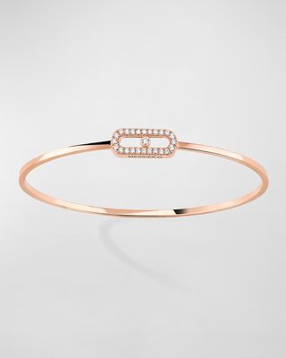 Move Uno 18K Rose Gold Flex Diamond Bracelet