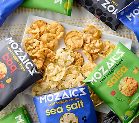 Mozaics 16 Bags of Snack Size Popped Chips