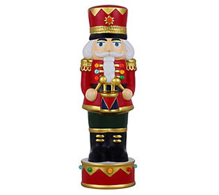 Mr. Christmas 12.25" Nostalgic Ceramic Nutcrack er