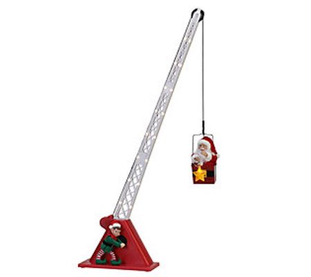 Mr. Christmas 44" Santa's Christmas Crane
