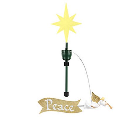 Mr. Christmas Animated Tree Topper - Angel with Banner