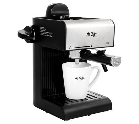 Mr. Coffee Espresso, Cappuccino and Latte Maker in Black